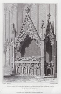 Monument of Gervase Alard, Admiral of the Cinque Ports, in the Church at Winchelsea by Edward Blore