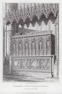 Monument of King Edward the Third, in Westminster Abbey by Edward Blore