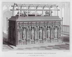 Monument of Richard Beauchamp, Earl of Warwick, in the Beauchamp Chapel at Warwick by Edward Blore