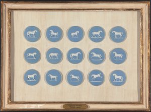 Horse Studies in Relief, after George Stubbs by Edward Burch