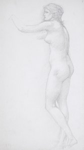 Standing Female Nude by Edward Burne-Jones