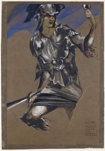 The Perseus Series - Study of Perseus in Armour for The Finding of Medusa