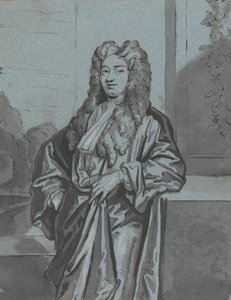 A Gentleman or A Cleric Wearing a Long Gown and Bands by Edward Byng
