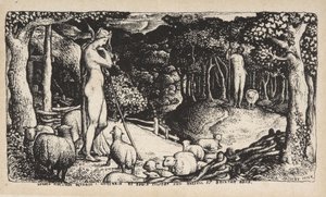 Ideal Pastoral Life by Edward Calvert