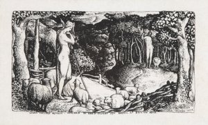 Ideal Pastoral Life by Edward Calvert