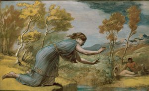 Psyche at the Stream, mid 19th century