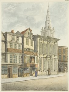 Old Council House, taken down 1824 by Edward Cashin
