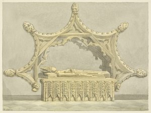 Tomb of Abbot Knowles, in Bristol Cathedral by Edward Cashin