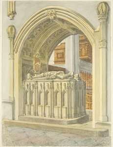 Tomb of Robert Fitzharding, died 1170, in Bristol Cathedral