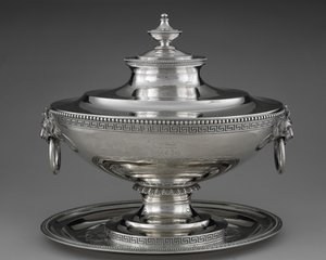Soup Tureen with Underplate by Edward Chandler Moore