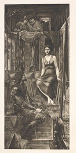 King Cophetua and the beggar maid by Edward Coley (after) Burne Jones