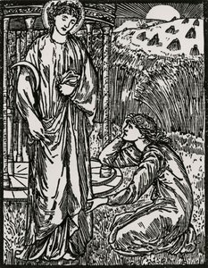 Psyche and Ceres by Edward Coley (after) Burne Jones