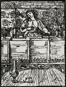 The Song while she Eats by Edward Coley (after) Burne Jones