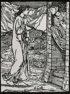 The Speaking Tower by Edward Coley (after) Burne Jones