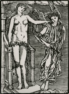 Venus Sending Cupid to Psyche by Edward Coley (after) Burne Jones