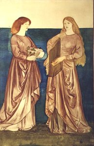 St. Dorothy and St. Cecilia by Edward Coley Burne Jones