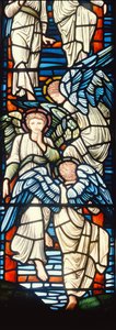 Angels Climbing and Descending (detail) by Edward Burne Jones