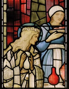 Feast In The House Of Simon (detail) by Edward Coley Burne Jones
