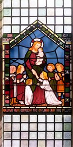 Detail of Christ Blessing the Children