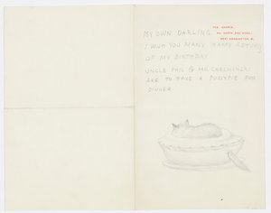 Letter to the artist