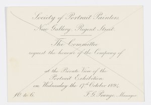 Letter to the artist