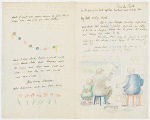 Letter to Angela Thirkell by Edward Burne Jones