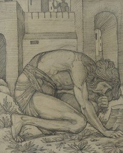 Nebuchadnezzar Eating Grass by Edward Burne Jones