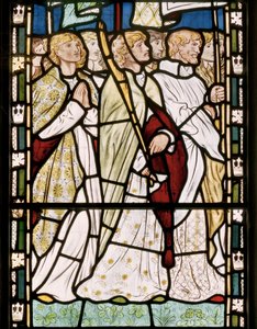 Saints bearing banners