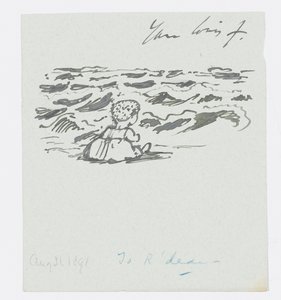 Seaside, Letter to Angela Thirkell, August 31 by Edward Burne Jones