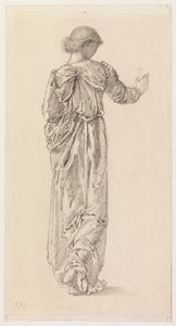Study of a Draped Female Figure for 