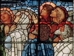 The Ascension Window (detail), 1885 by Edward Burne Jones