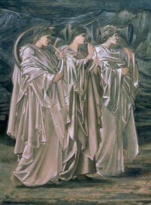 The Challenge in the Wilderness by Edward Burne Jones