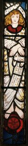 The New Jerusalem, Angel (detail) by Edward Burne Jones