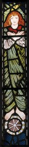 The New Jerusalem, Angel (detail) by Edward Burne Jones