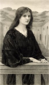 Vespertina Quies, engraved by Emile Boilvin, pub. by Arthur Tooth & Sons, 1897 by Edward Coley after Burne Jones