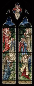 Angels of Paradise, Angel Musicians by Edward Coley and Dearle Burne Jones