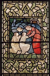 Reception into Paradise by Edward Coley and Dearle Burne Jones