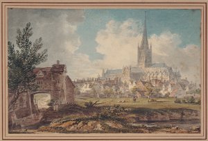 Norwich Cathedral from the South-East by Edward Dayes