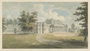 Shugborough Hall: Watercolor Painting, Late 18th Century