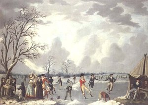 Skating Scene by Edward Dayes