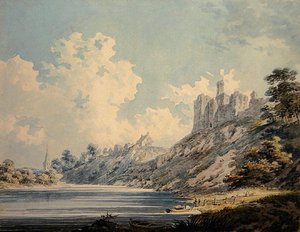Warkworth Castle by Edward Dayes