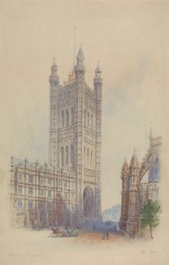 Victoria Tower by Edward Duncan