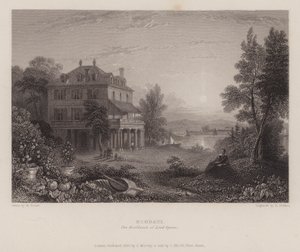 Villa Diodati, the residence of Lord Byron by Edward Francis (after) Finden