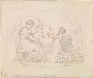 Illustration for The New Doll: Let Me Have It in My Own Hands by Edward Francis Burney