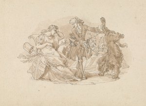 Theatrical Scene by Edward Francis Burney