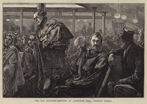 The Cab Question, Meeting at Cambridge Hall, Newman Street