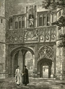 Principal Gateway, Trinity College, late 19th century