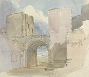 Gateway at Bamburgh Castle by Edward Hastings