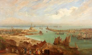 Sunderland Harbour from Roker by Edward Hastings