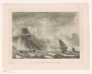 British Fleet at Sea, Seascapes (series title) by Edward Hedges